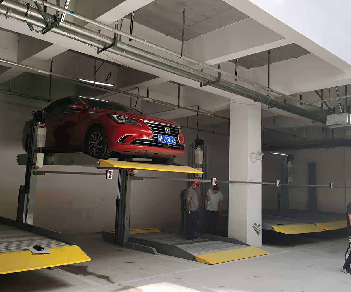 兩層簡易升降機械立體車庫維護方便