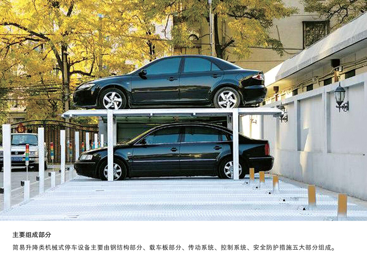 重慶PJS2D1二層地坑簡(jiǎn)易升降停車設(shè)備主要組成部分.jpg