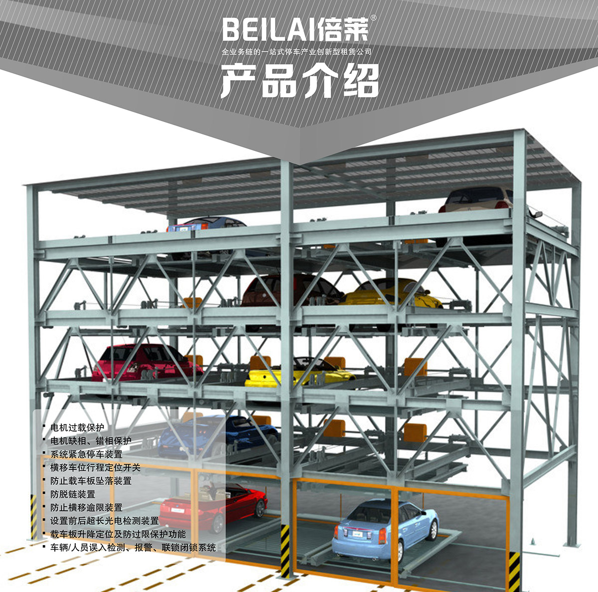 重慶負(fù)一正四地坑式PSH5D1五層升降橫移立體停車設(shè)備產(chǎn)品介紹.jpg
