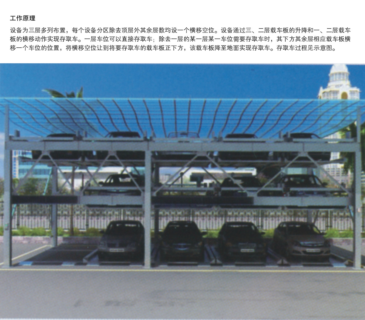 重慶PSH3三層升降橫移立體停車設備工作原理.jpg